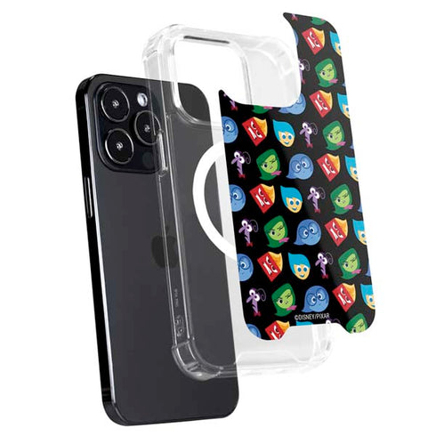 Disney Inside Out Character Pattern iPhone 15 Pro MagSafe Case
