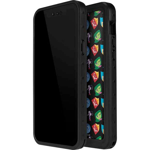 Disney Inside Out Character Pattern iPhone 15 Pro Waterproof Case