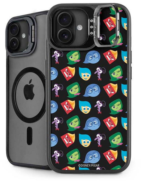 Disney Inside Out Character Pattern iPhone 16 Kickstand Case
