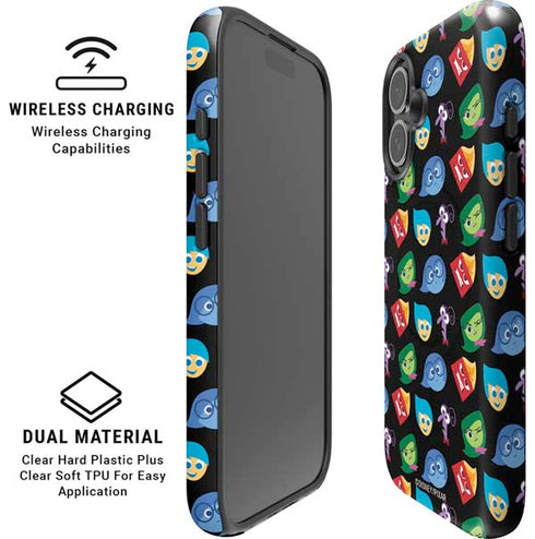 Disney Inside Out Character Pattern iPhone 16 Magsafe Impact Case