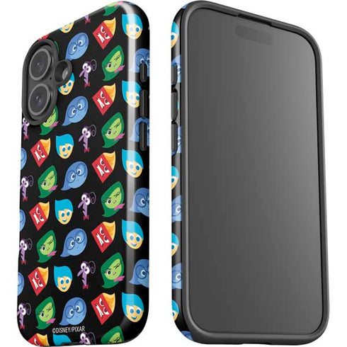 Disney Inside Out Character Pattern iPhone 16 Plus Impact Case