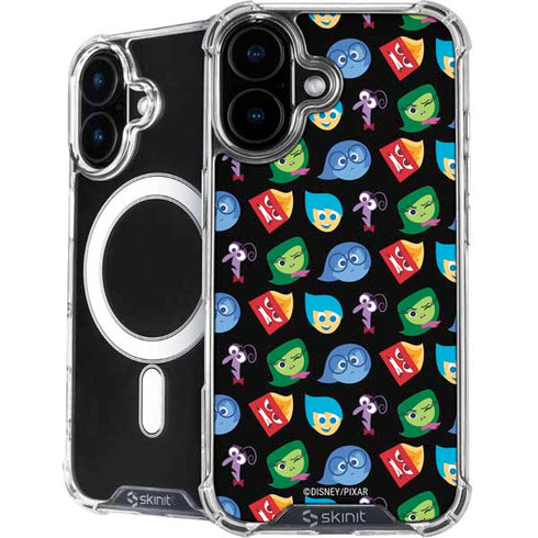 Disney Inside Out Character Pattern iPhone 16 Plus MagSafe Case