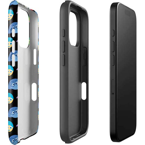 Disney Inside Out Character Pattern iPhone 16 Pro Impact Case