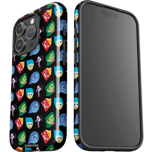 Disney Inside Out Character Pattern iPhone 16 Pro Impact Case