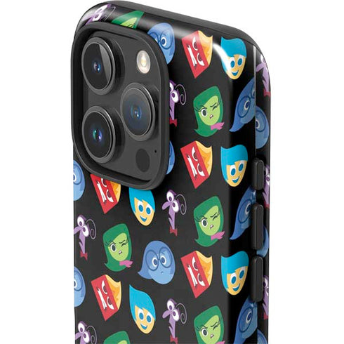 Disney Inside Out Character Pattern iPhone 16 Pro Max Impact Case