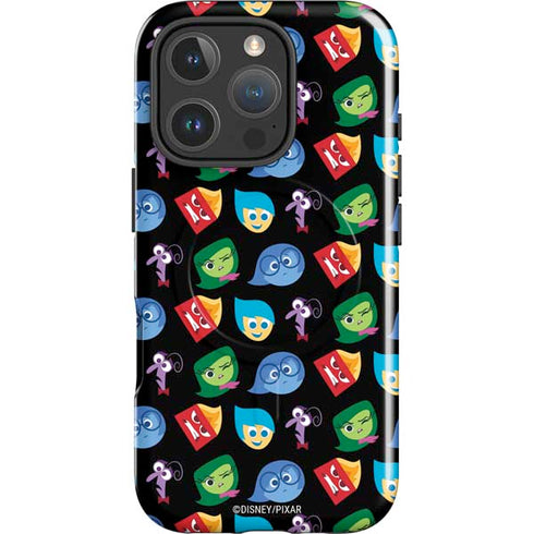 Disney Inside Out Character Pattern iPhone 16 Pro Max Magsafe Impact Case