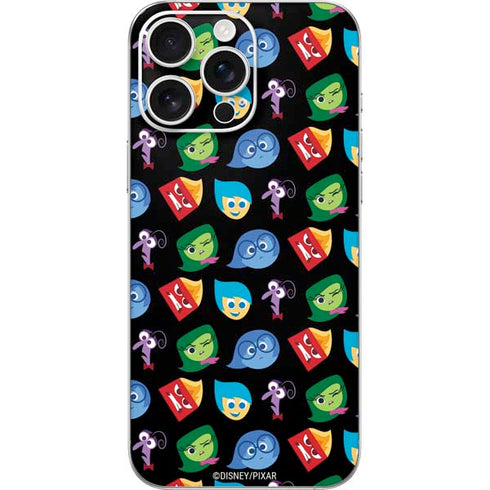 Disney Inside Out Character Pattern iPhone 16 Pro Max Skin