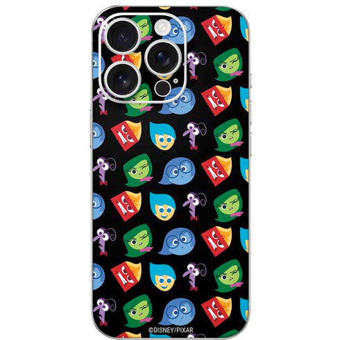 Disney Inside Out Character Pattern iPhone 16 Pro Skin