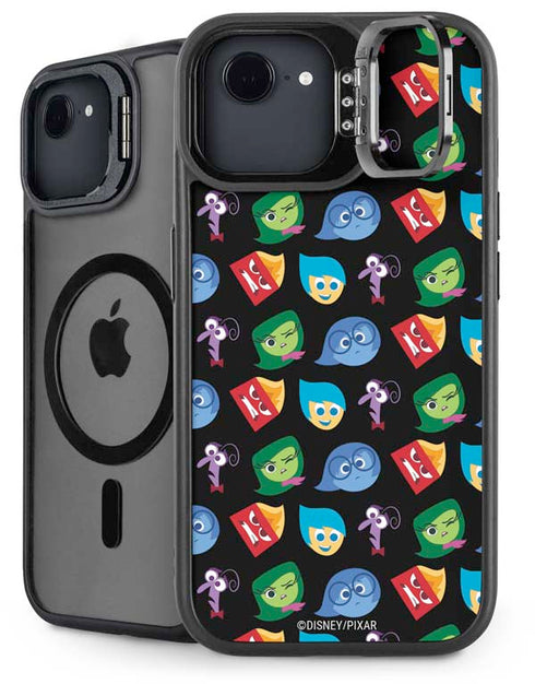 Disney Inside Out Character Pattern iPhone 16e Kickstand Case