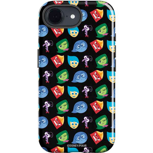 Disney Inside Out Character Pattern iPhone 16e Impact Case