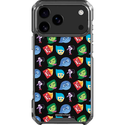 Disney Inside Out Character Pattern iPhone 18 Pro Max Clear Case