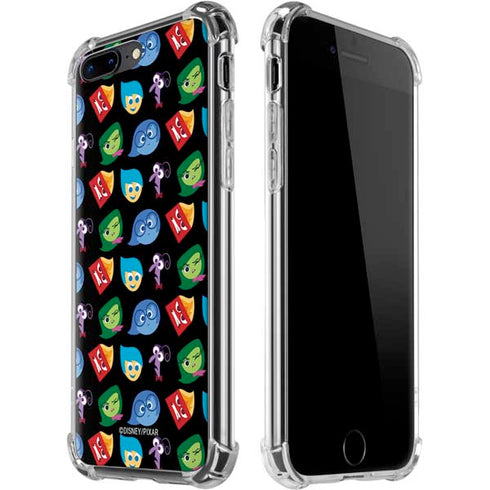 Disney Inside Out Character Pattern iPhone 7/8 Plus Clear Case