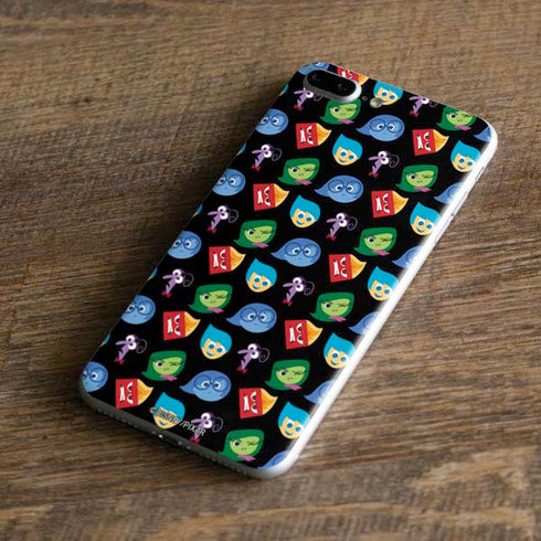 Disney Inside Out Character Pattern iPhone 7 Plus Skin