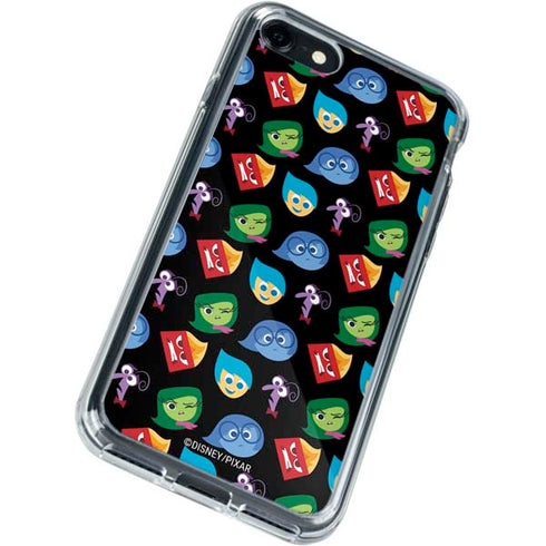 Disney Inside Out Character Pattern iPhone SE (2nd & 3rd Gen) Clear Case