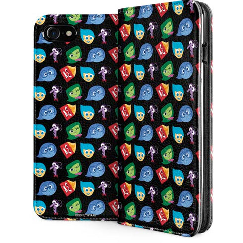 Disney Inside Out Character Pattern iPhone SE (2nd & 3rd Gen) Folio Case