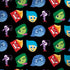 Disney Inside Out Character Pattern iPhone X Skin