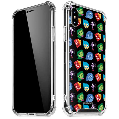 Disney Inside Out Character Pattern iPhone X/XS Clear Case