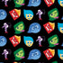 Disney Inside Out Character Pattern iPhone XR Skin