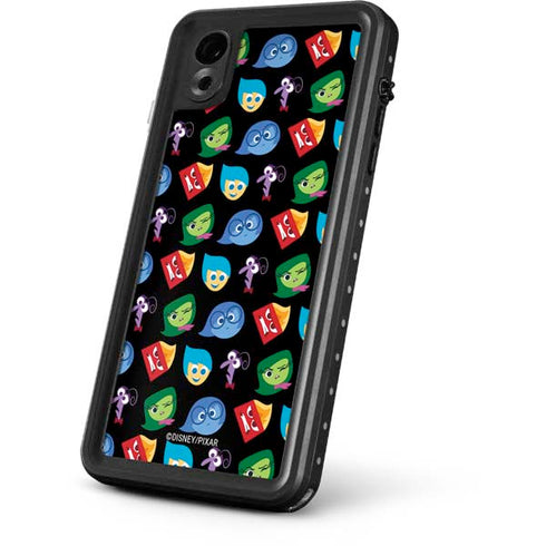 Disney Inside Out Character Pattern iPhone XR Waterproof Case