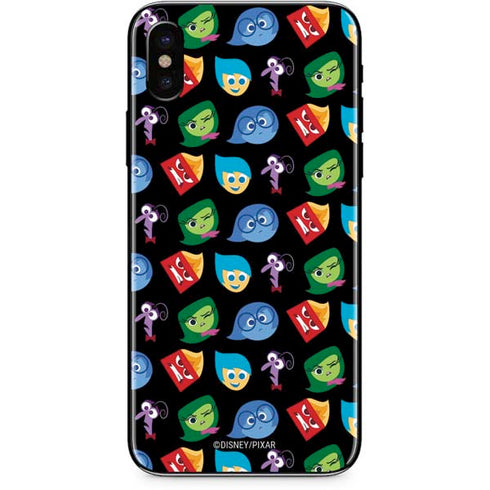 Disney Inside Out Character Pattern iPhone XS Max Skin