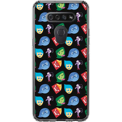 Disney Inside Out Character Pattern LG K51/Q51 Clear Case