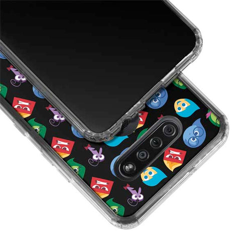 Disney Inside Out Character Pattern LG K51/Q51 Clear Case