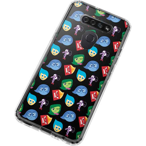 Disney Inside Out Character Pattern LG K51/Q51 Clear Case