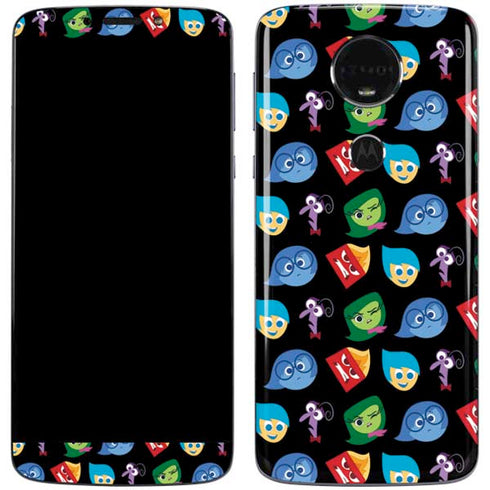 Disney Inside Out Character Pattern Moto E5 Plus Skin