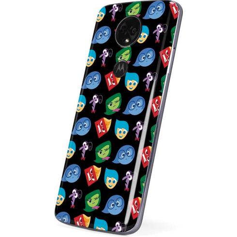 Disney Inside Out Character Pattern Moto E5 Plus Skin