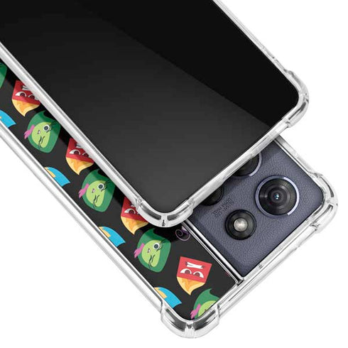 Disney Inside Out Character Pattern Moto G Play 5G (2025) Clear Case