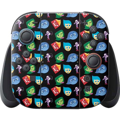 Disney Inside Out Character Pattern Nintendo Skins