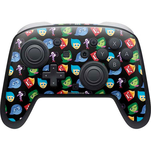 Disney Inside Out Character Pattern Nintendo Skins
