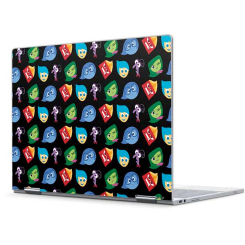 Disney Inside Out Character Pattern Pixelbook Skin