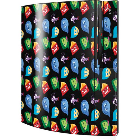 Disney Inside Out Character Pattern Playstation 3 & PS3 Skin