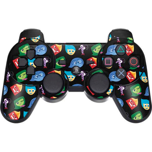 Disney Inside Out Character Pattern PS3 Dual Shock wireless controller Skin