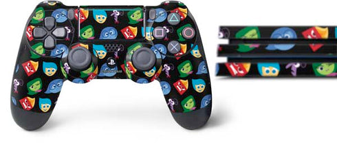 Disney Inside Out Character Pattern PS4 Pro Bundle Skin