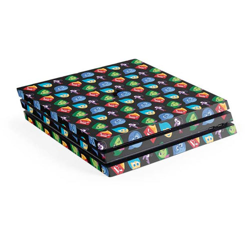 Disney Inside Out Character Pattern PlayStation PS4 Skins