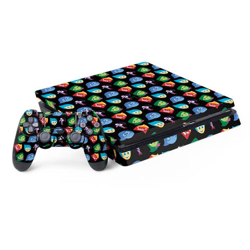 Disney Inside Out Character Pattern PS4 Slim Bundle Skin