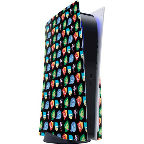 Disney Inside Out Character Pattern PS5 Console Skin