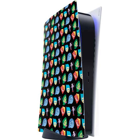 Disney Inside Out Character Pattern PS5 Digital Edition Console Skin