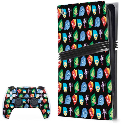 Disney Inside Out Character Pattern PlayStation PS5 Skins