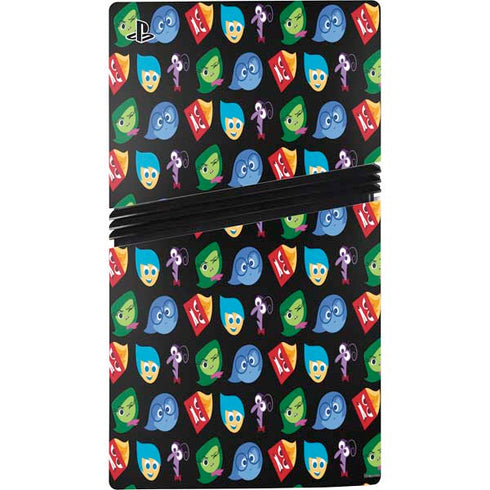 Disney Inside Out Character Pattern PS5 Pro Disk Bundle Skin