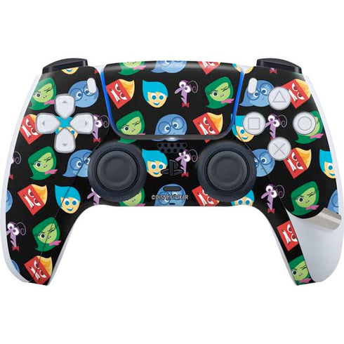 Disney Inside Out Character Pattern PS5 Pro Disk Bundle Skin