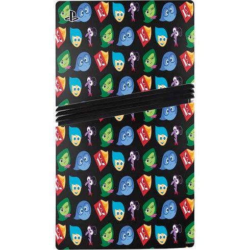 Disney Inside Out Character Pattern PS5 Pro Disk Console Skin