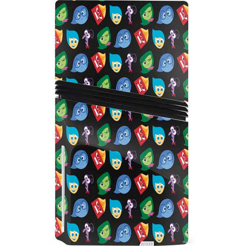 Disney Inside Out Character Pattern PS5 Pro Disk Console Skin