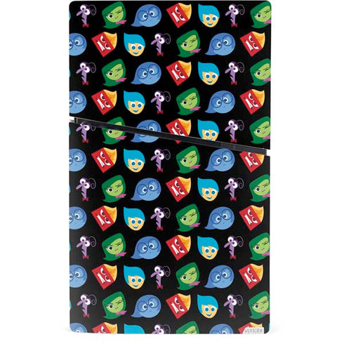 Disney Inside Out Character Pattern PS5 Slim Digital Edition Console Skin