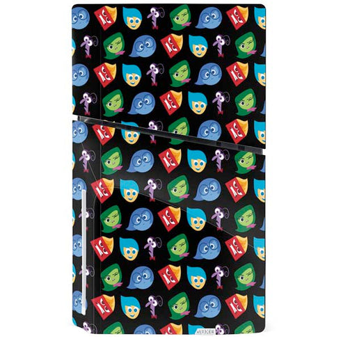 Disney Inside Out Character Pattern PS5 Slim Disk Bundle Skin
