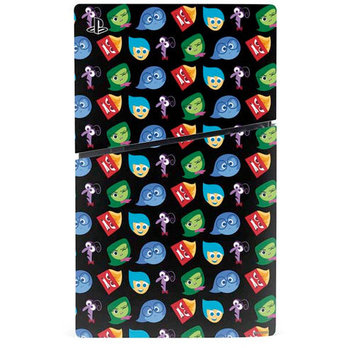 Disney Inside Out Character Pattern PS5 Slim Disk Console Skin