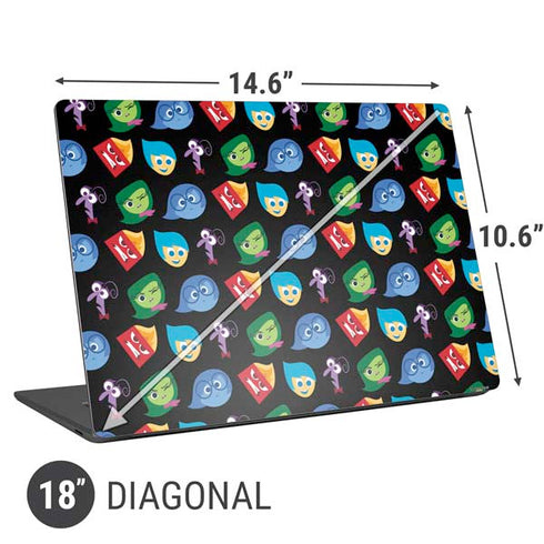 Disney Inside Out Character Pattern Universal Laptop 18in (14.6 x 10.6in) Skin