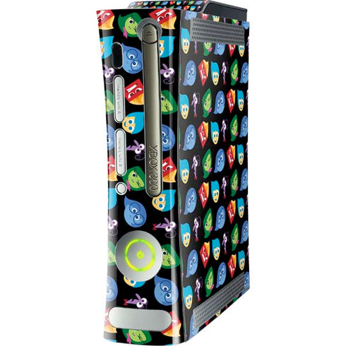 Disney Inside Out Character Pattern Xbox 360 (Includes HDD) Skin